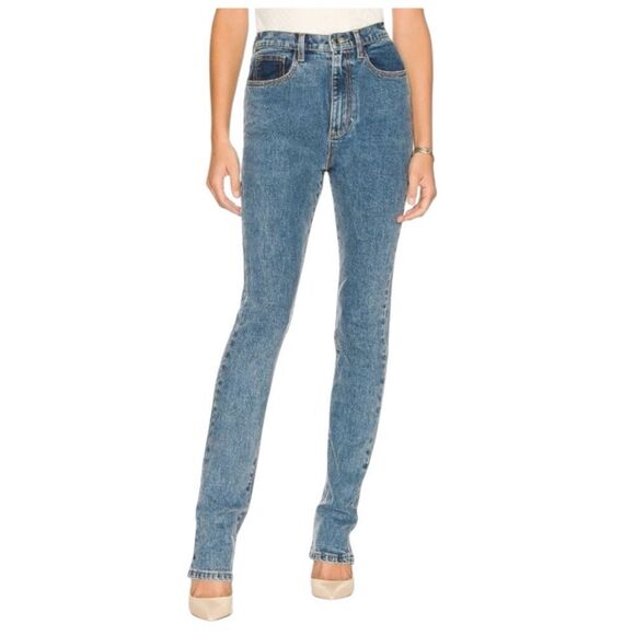 NWT We Wore What Stacked Skinny Jeans in Spring st. 
Size 24 - Picture 5 of 5